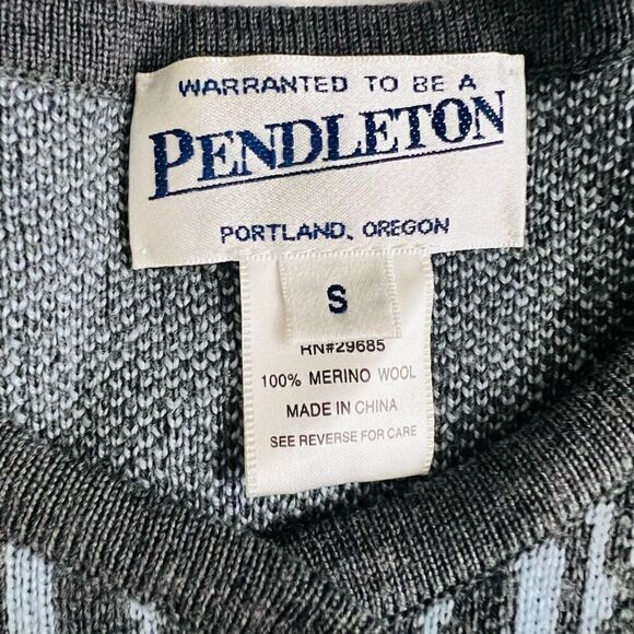 Pendleton Women Merino Wool Damask Tapestry Button Front Cardigan Sweater Small - Picture 6 of 6